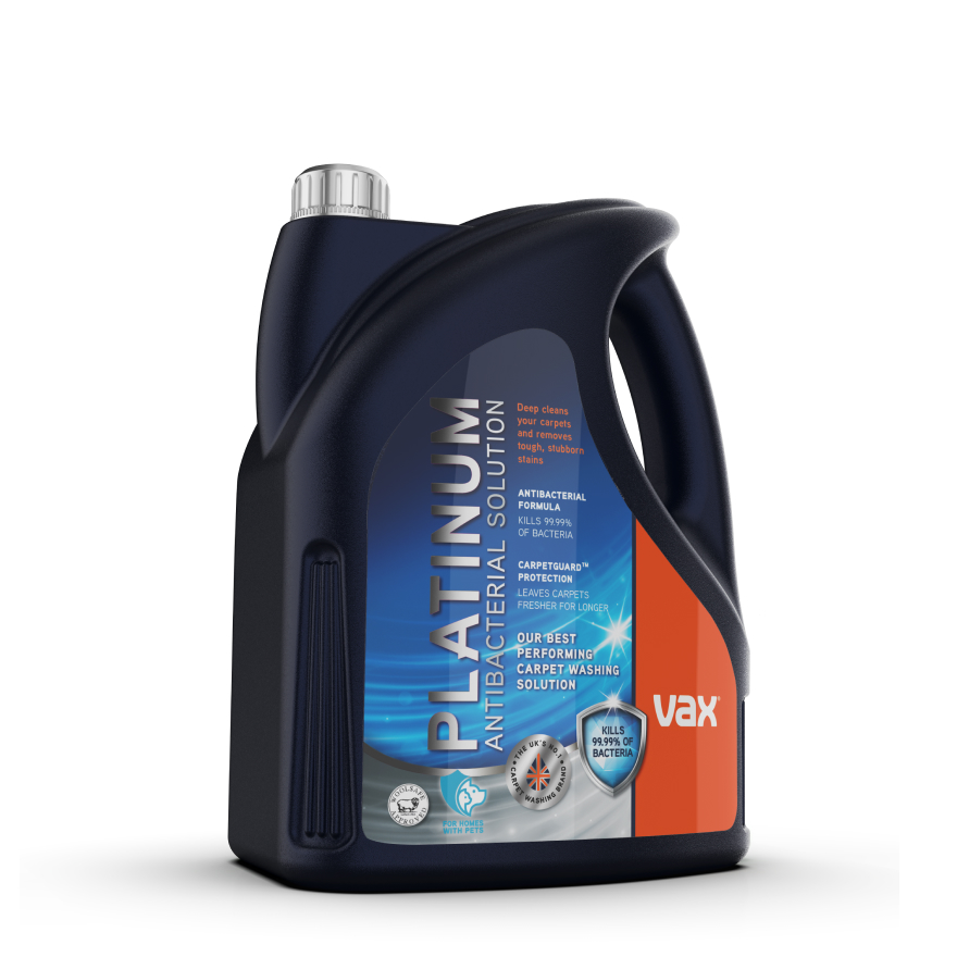 VAX Platinum Antibacterial Carpet Cleaning Solution 4L